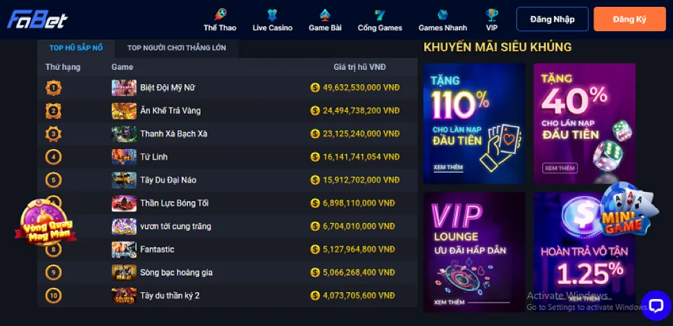 Hình ảnh giao dịch nạp rút tiền an toàn tại 58win vip
